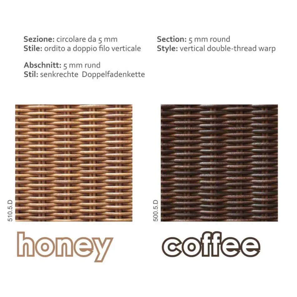 2 sits soffa från polyeten trädgård handgjorda Jonny Viadurini