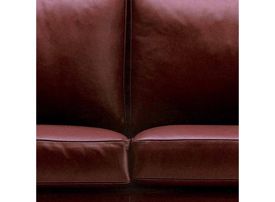 2 -sits soffa vadderad och stoppad i fint tillverkat i Italien läder - Centauro Viadurini