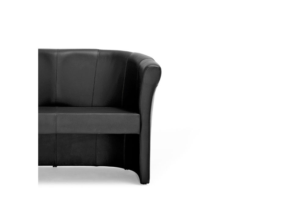 2-sits soffa helt täckt av läder Tillverkad i Italien - Färg Viadurini