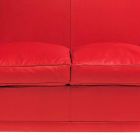 2 -sits soffa täckt i läder med lackade fötter tillverkade i Italien - Pegolo Viadurini