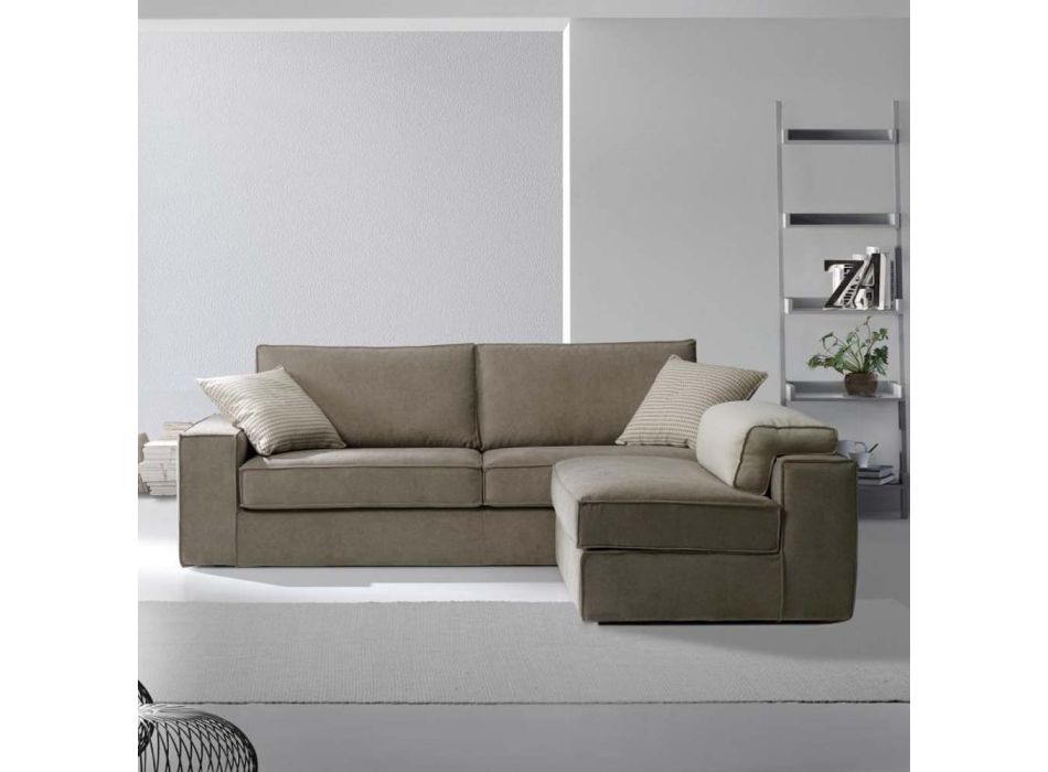 3-sits soffa med vändbar halvön fåtölj Tillverkad i Italien - Alsace