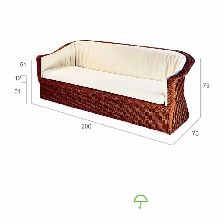 3 sits utomhus polyeten flätat i Oslo handen Viadurini