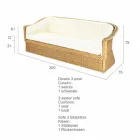 3 sits utomhus polyeten flätat i Oslo handen Viadurini