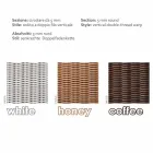 3 sits utomhus polyeten flätat i Oslo handen Viadurini