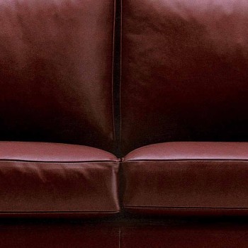 3 -sits soffa klädd i hög kvalitet tillverkad i Italien läder - Centauro