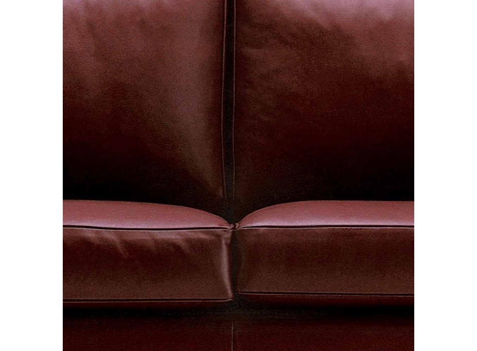 3 -sits soffa klädd i hög kvalitet tillverkad i Italien läder - Centauro Viadurini