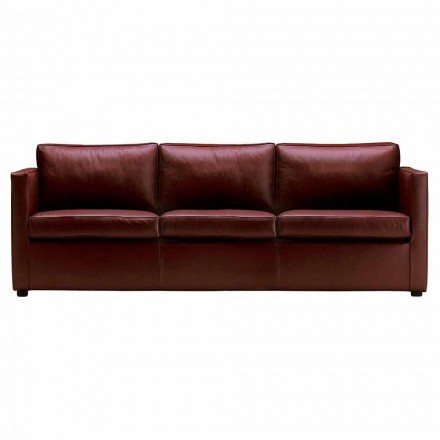 3 -sits soffa klädd i hög kvalitet tillverkad i Italien läder - Centauro Viadurini
