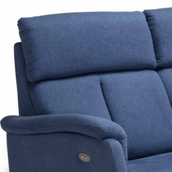 2-sits soffa i modern design, läder, ekoläder eller Gelso-tyg