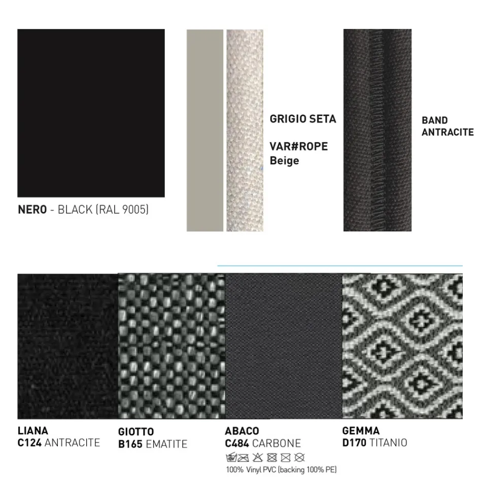 Utomhussoffa med kuddar ingår Made in Italy - Emmacross från Varaschin Viadurini