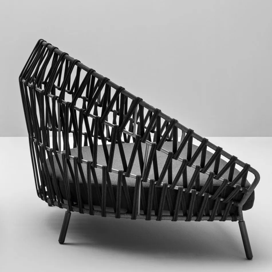 Utomhussoffa med kuddar ingår Made in Italy - Emmacross från Varaschin Viadurini