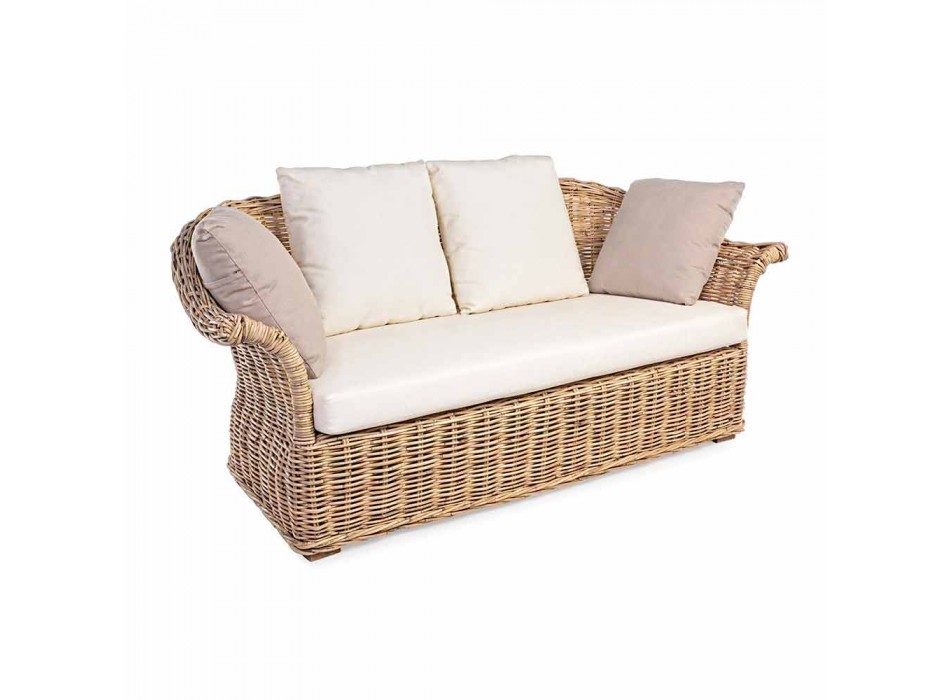 Inomhus eller inomhus etnisk stil soffa 2 eller 3 säten Homemotion - Fermin Viadurini
