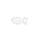 Design utomhussoffa i färgad polyeten Tillverkad i Italien - Conda Viadurini