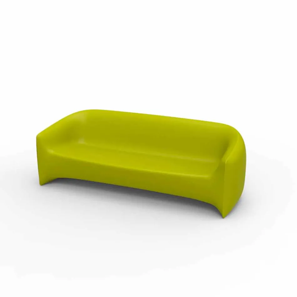 Design utomhus soffa i Blow by Vondom polyetenharts Viadurini