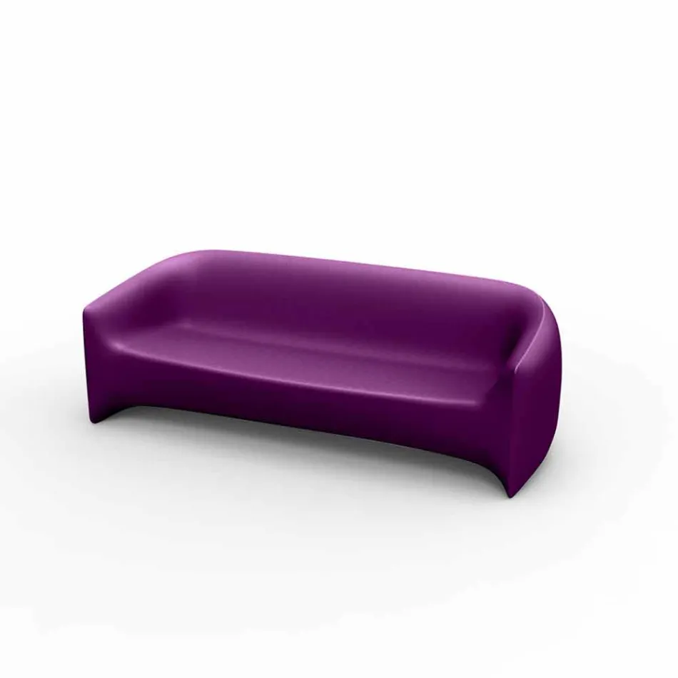 Design utomhus soffa i Blow by Vondom polyetenharts Viadurini