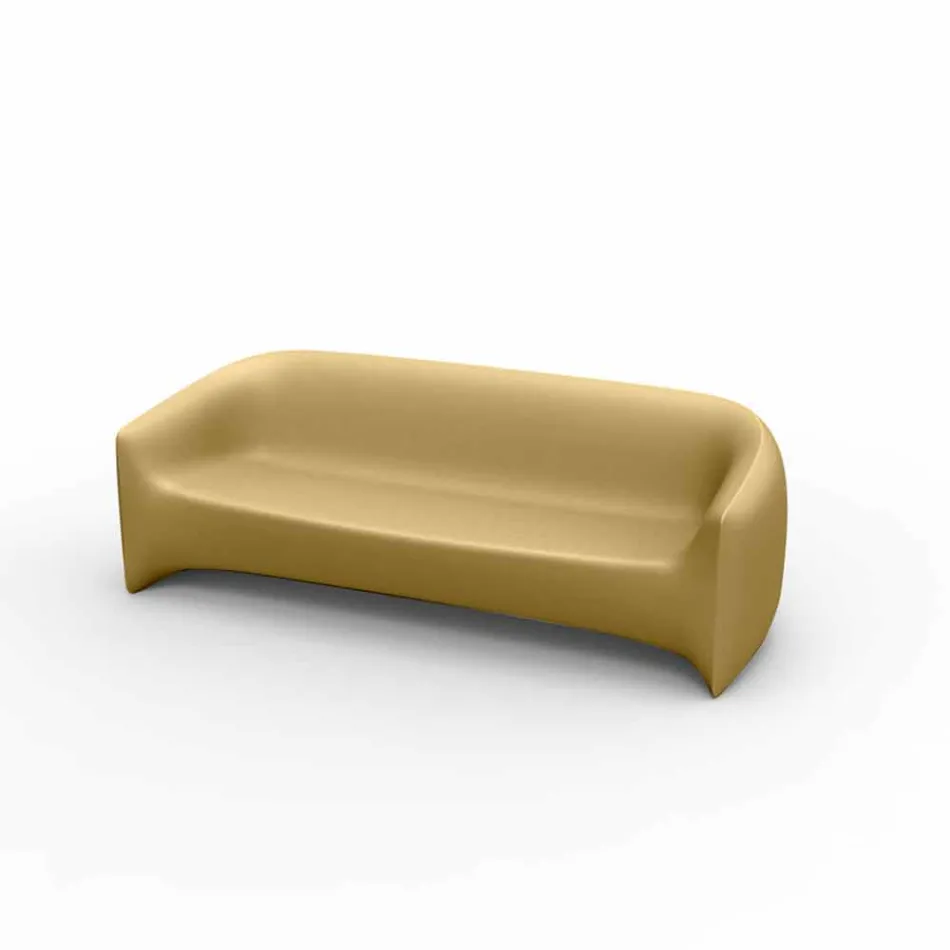 Design utomhus soffa i Blow by Vondom polyetenharts Viadurini