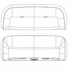 Design utomhus soffa i Blow by Vondom polyetenharts Viadurini