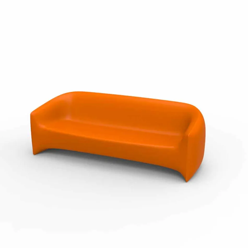 Design utomhus soffa i Blow by Vondom polyetenharts Viadurini