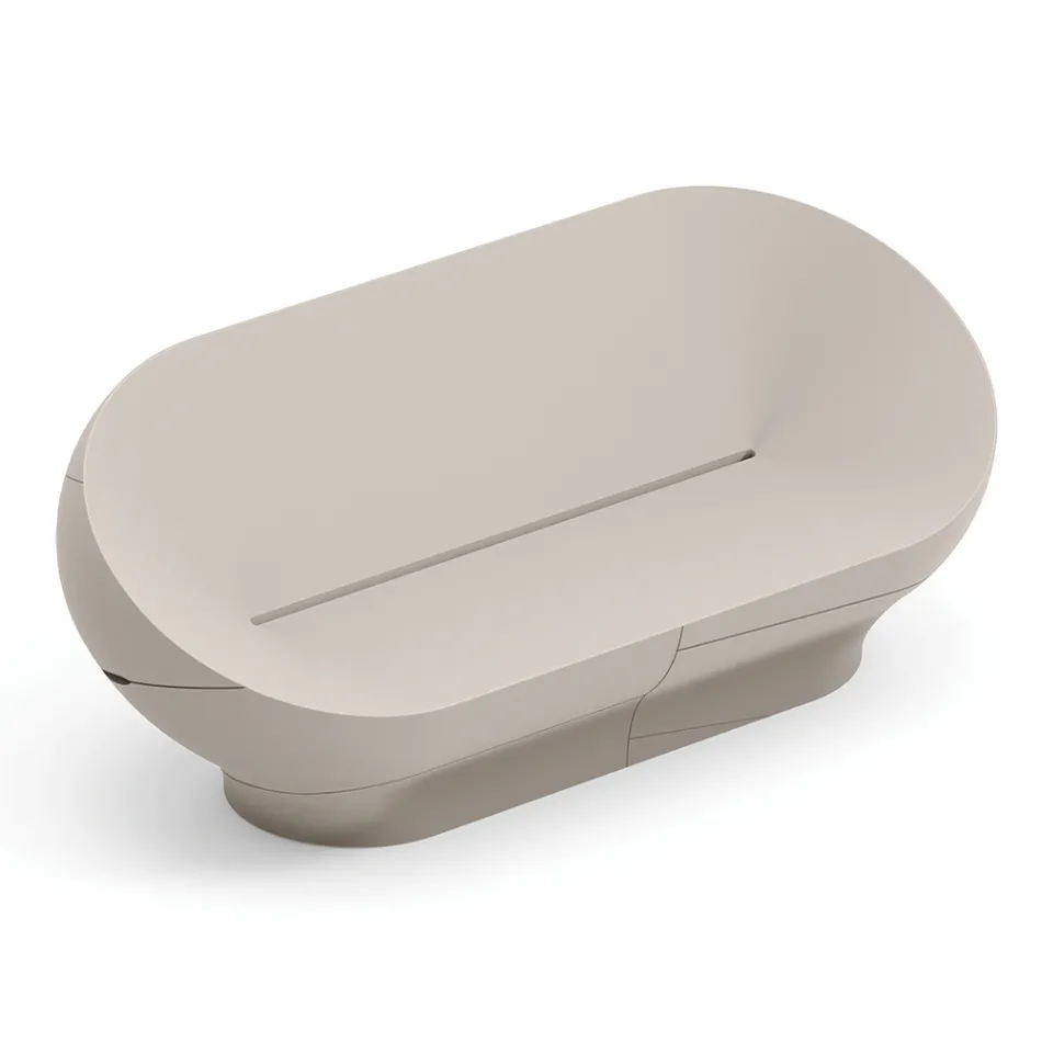 Polyeten utomhussoffa finns i olika färger - Handduk Viadurini