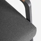 Utomhussoffa i tyg med aluminiumstruktur, Homemotion - Cara Viadurini