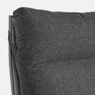 Utomhussoffa i tyg och aluminium med lutande ryggstöd - Nathy Viadurini