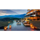 Modern Varaschin Bali utomhus soffa med vadderade kuddar Viadurini