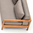 Modern Varaschin Bali utomhus soffa med vadderade kuddar Viadurini