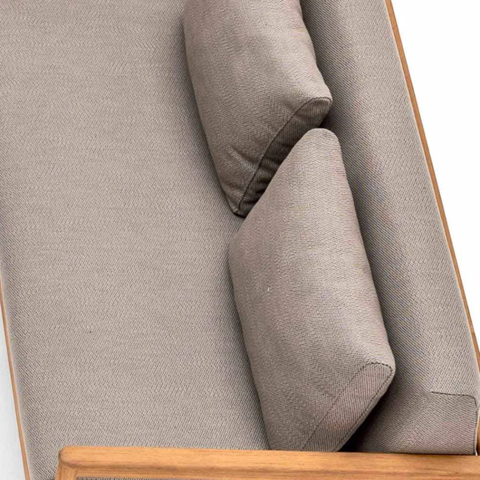 Modern Varaschin Bali utomhus soffa med vadderade kuddar Viadurini