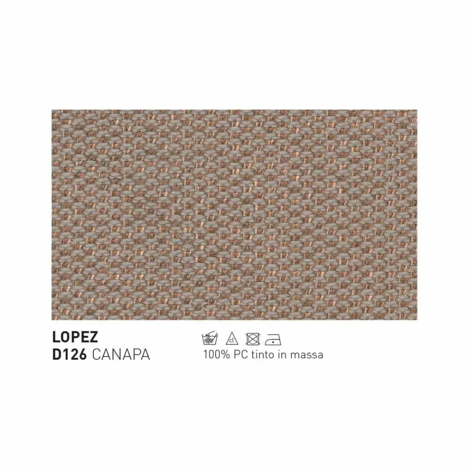 Modern Varaschin Bali utomhus soffa med vadderade kuddar Viadurini