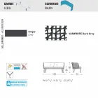 Modern Varaschin Emma utomhus soffa i tyg och metall Viadurini