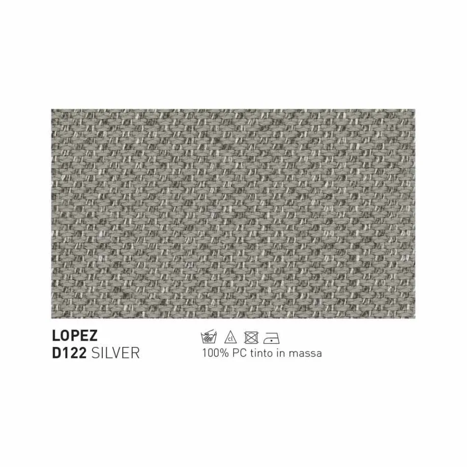 Modern Varaschin Emma utomhus soffa i tyg och metall Viadurini