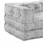 Etnisk trädgårdssoffa med två platser i vattenavvisande tyg - Shamo Viadurini