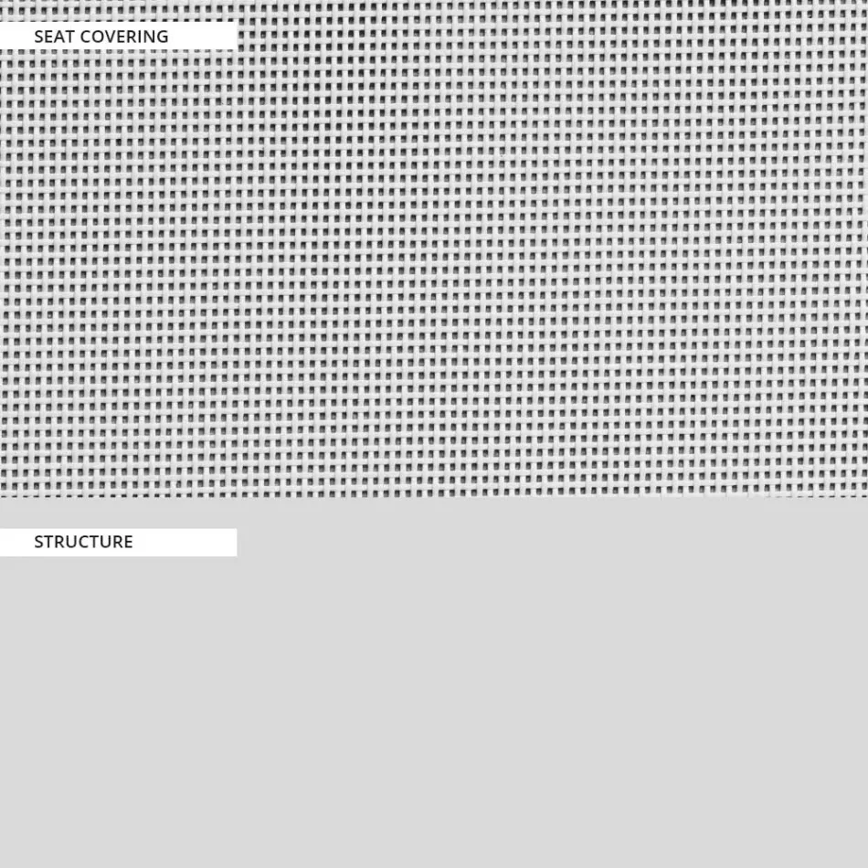 Trädgårdssoffa med aluminiumbas och sits av textilen Tillverkad i Italien - Maureen Viadurini