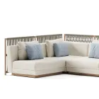 Modulär trädgårdssoffa tillverkad i Italien - Rubik Viadurini