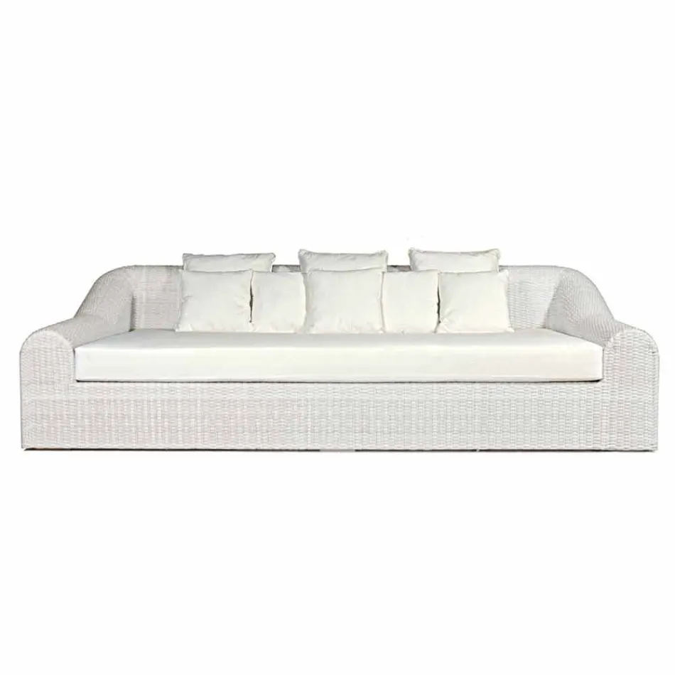 Trädgårdssoffa av den stora handvävda Cooper Viadurini