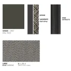 Trädgårdssoffa i aluminium tillverkad i Italien - Emmacross från Varaschin Viadurini