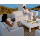 Jut av Vondom trädgårdssofa, i polyetenharts, design Viadurini