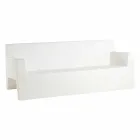 Jut av Vondom trädgårdssofa, i polyetenharts, design Viadurini