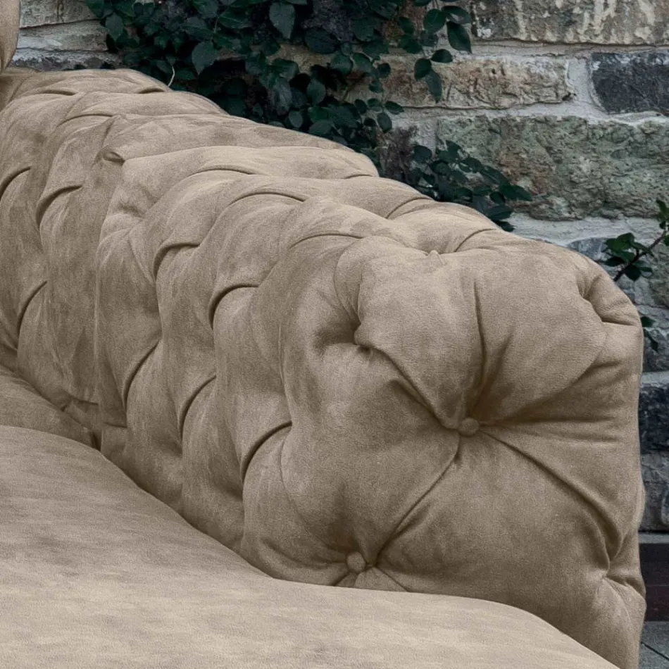 Inomhussoffa med fällbart nackstöd Tillverkad i Italien - lös Viadurini