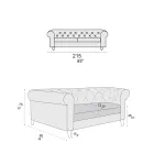 Inomhussoffa Finns i olika storlekar Tillverkad i Italien - Vivace Viadurini