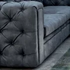 Vardagsrumssoffa med lutande nackstöd och halvö - lös Viadurini