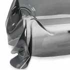 Soffa med modern design i Jolly rökt plexiglas, tillverkad i Italien Viadurini