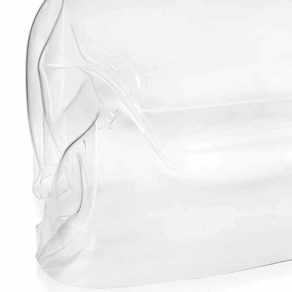 Modern soffa konstruktion plexiglas Jolly, tillverkad i Italien Viadurini