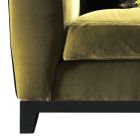 Design 3-sitsad stoppad soffa av Grilli Shell handgjord i Italien Viadurini