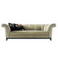Design 3-sitsad stoppad soffa av Grilli Shell handgjord i Italien