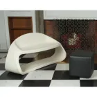 Tvåsits inomhus- eller utomhussoffa i polyeten Tillverkad i Italien - Dubbel Viadurini