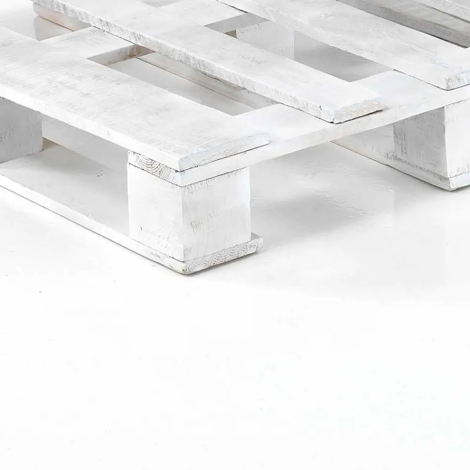 Vadderad tvåsitsig etnisk soffa i lapptyg och träfiber Viadurini