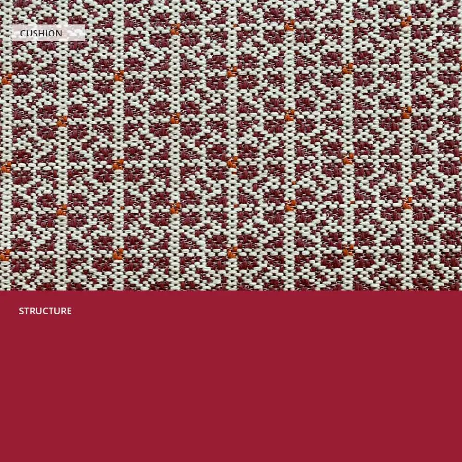 Metallsoffa för den moderna trädgården Hög kvalitet tillverkad i Italien - Karol Viadurini