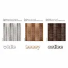 Soffa ö avkopplande trädgård med Hector gjorde vävning hand, modern design Viadurini