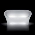 Utomhus ljus soffa i polyeten med LED-ljus Tillverkad i Italien - Conda