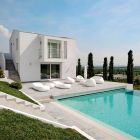 Modern utomhussoffa i polyeten av Made in Italy Design - Ervin Viadurini